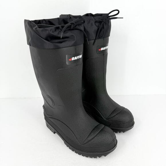 Baffin Mens Titan Plain Toe Boots US 8 EU 41 Black Waterproof Insulated NIB - Picture 6 of 12